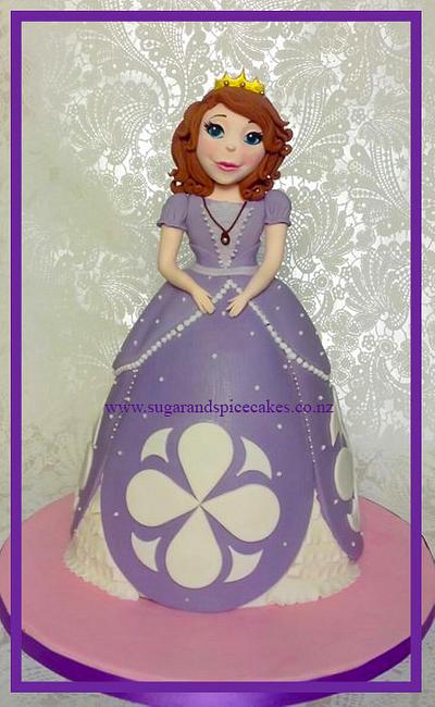Princess Sofia for my Princess - Cake by Mel_SugarandSpiceCakes