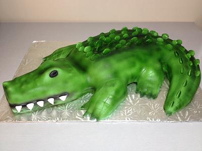 Alligator Cake - Cake by sweetonyou