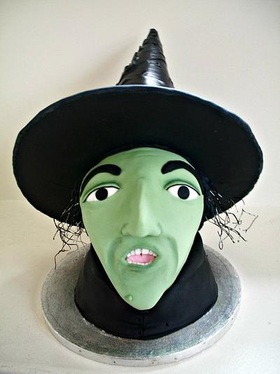 Witch cake sculpture - Cake by sarahf