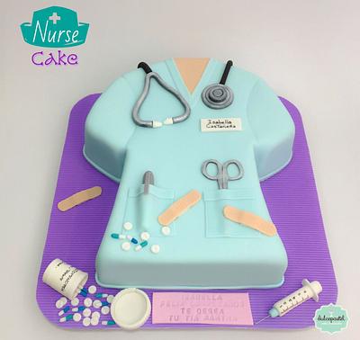 Torta Enfermera - Nursing cake - Cake by Dulcepastel.com