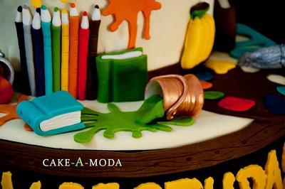 Kindergarten School Birthday Cake - Cake by Cake A Moda