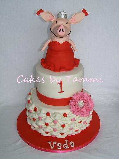 Olivia the Pig - Cake by Cakes by Tammi