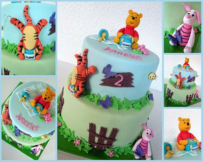 Winnie the Pooh birthday cake - Cake by Taart van eigen Deeg