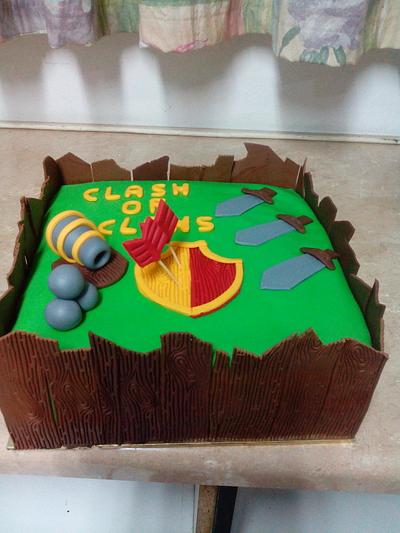 clash of clans - Cake by sanet