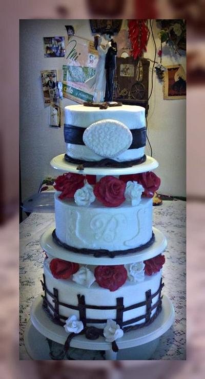Western Wedding - Cake by Charis