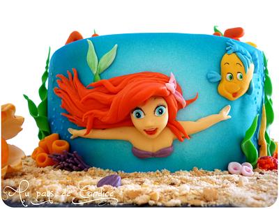 Ariel, la petite sirène - Cake by Au pays de Candice