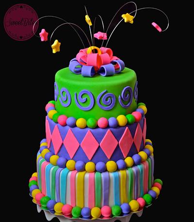 Colorful Cake - Cake by Sweetbitesshoppe