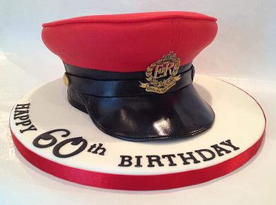 Military Police Hat - Cake by Jackie's Cakery 