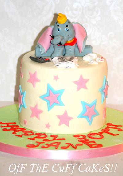 It's Dumbo! - Cake by OfF ThE CuFf CaKeS!!
