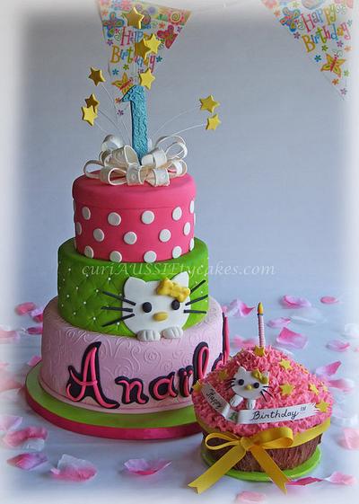 Hello Kitty cake  - Cake by CuriAUSSIEty  Cakes