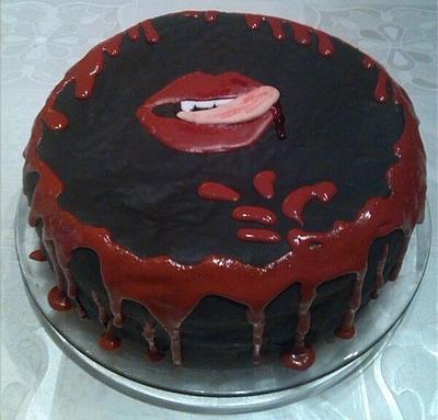 Tarta True Blood de Halloween, True Blood Halloween Cake  - Cake by Machus sweetmeats