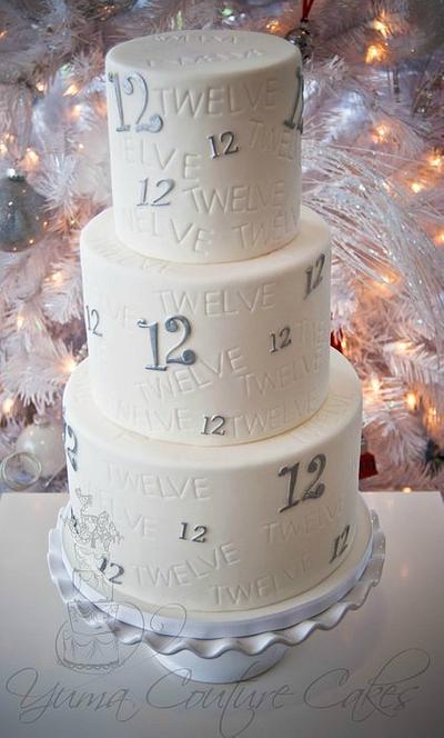 12-12-12 Wedding! - Cake by Jamie Hoffman