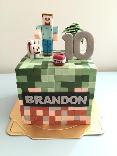 Minecraft cake - Cake by Vancouver Sugar Arts