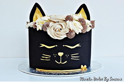 Black cat cake - Cake by rincondulcebysusana