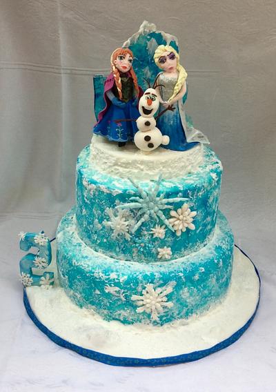 Frozen Birthday Cake - Cake by Goreti