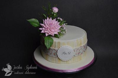 Dahlia Cake - Cake by JarkaSipkova