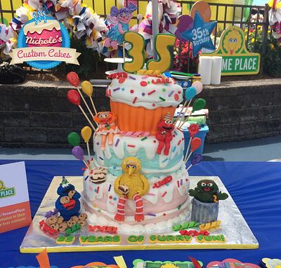 Sesame Place birthday competition cake - Cake by NicholesCustomCakes