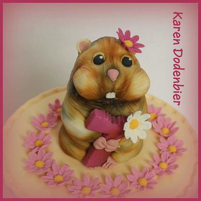 Hamster cake! - Cake by Karen Dodenbier