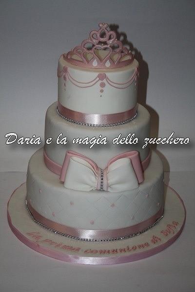 Princess first communion cake - Cake by Daria Albanese