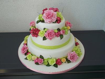 Bolo de Casamento - Cake by Alexsandra Caldeira
