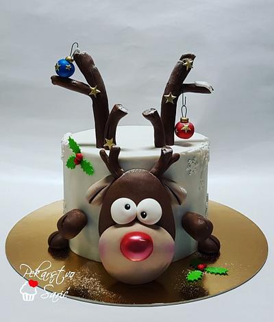 Rudolph the Red-Nosed Reindeer - Cake by Ana