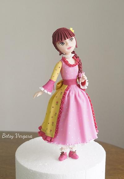 Girl flower dress - Cake by Betsy Vergara Pitot