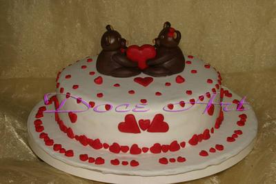 little bears in love - Cake by Magda Martins - Doce Art