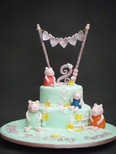 Pepper Pig Birthday Cake - Cake by lorraine mcgarry