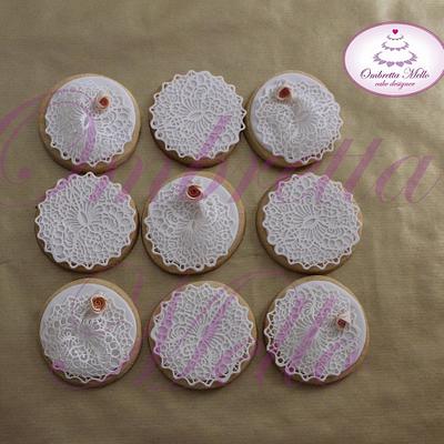 Cookies with fine lace - Cake by OMBRETTA MELLO