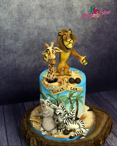 Madagascar movie - Cake by crazycakes