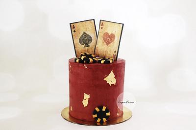Poker Themed Cake - Cake by Farzana