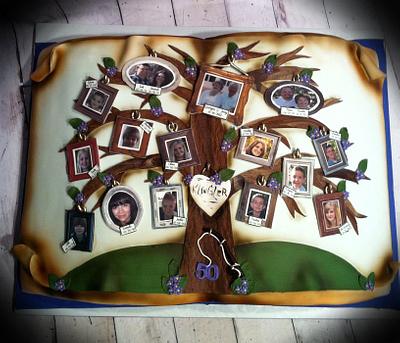 Family tree  - Cake by Skmaestas
