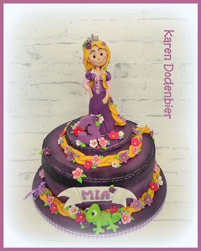 My Little Rapunzel  - Cake by Karen Dodenbier