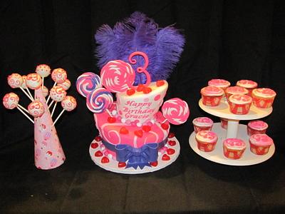 Sweet Shoppe Birthday Party - Cake by Jennifer Watson