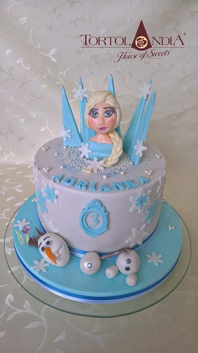 Frozen "Elza & Olaf" - Cake by Tortolandia