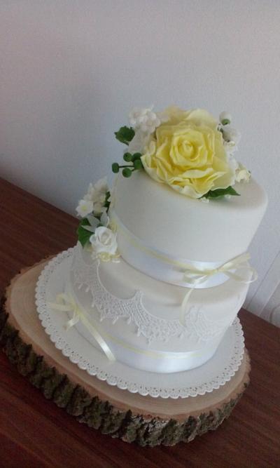 wedding cake  - Cake by Ellyys