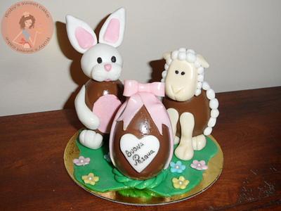 Egg easter topper - Cake by Roby's Sweet Cakes