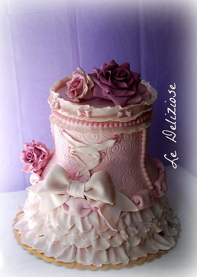 shabby chic - Cake by LeDeliziose