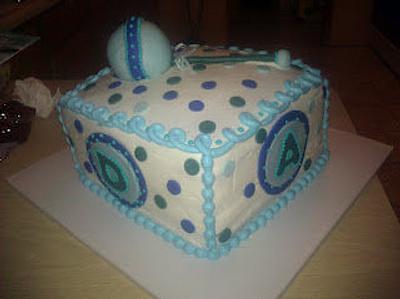 Boy Baby Shower Cake - Cake by Hilda