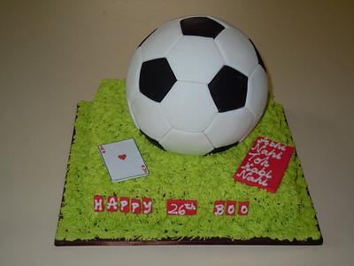 FOOTBALL CAKE - Cake by rach7
