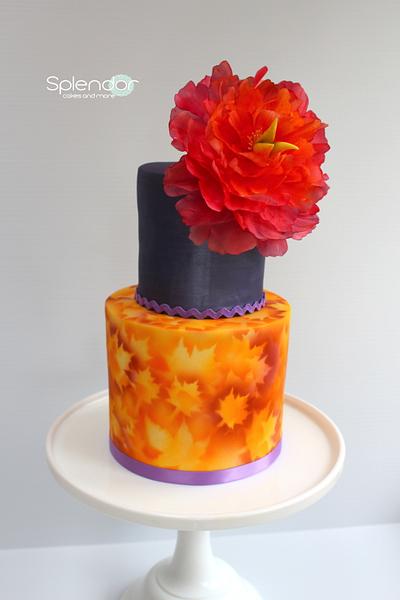 Bold Autumn Celebration - Cake by Ellen Redmond@Splendor Cakes