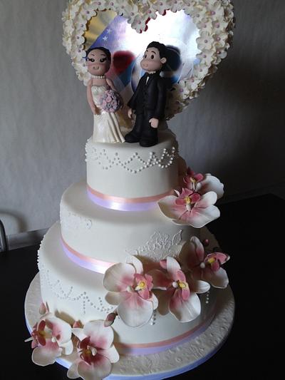Latin Wedding cake  - Cake by romina