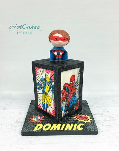 Squared Super Hero  - Cake by HotCakes by Tara