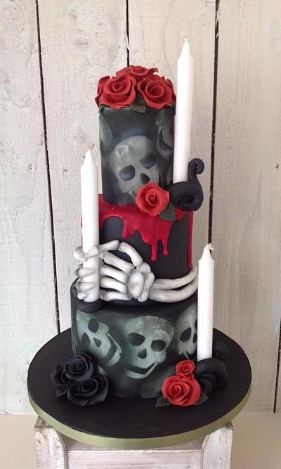 Skull Candle Cake - Cake by Sugar Boutique