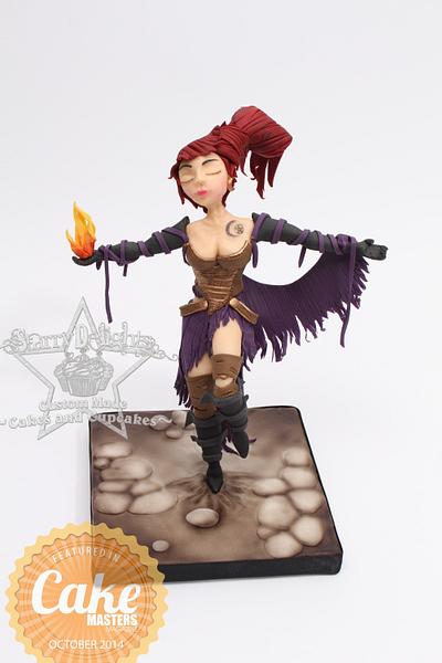 Fire Witch - Cake by Starry Delights