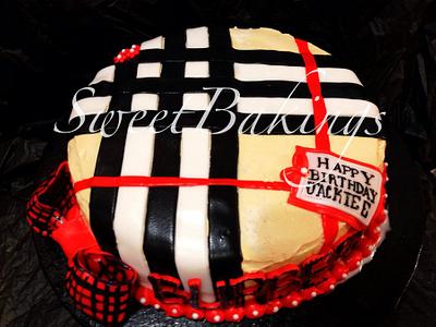 Burberry Themed Cake - Cake by Priscilla 