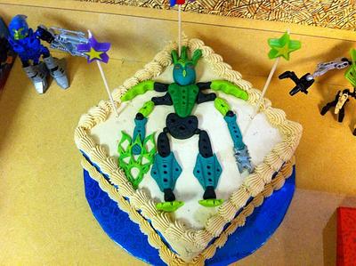 Bionicle Legos - Cake by Pamela