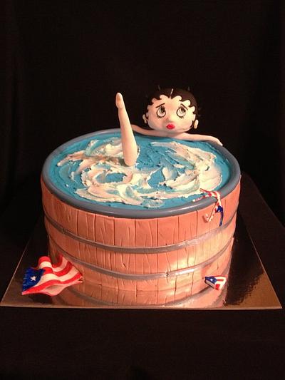 Hot Tub Betty Boop - Cake by Lani Paggioli