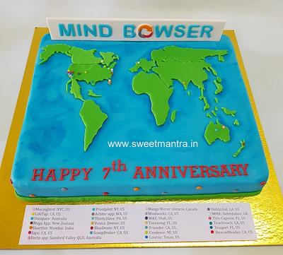 Corporate anniversary cake - Cake by Sweet Mantra Homemade Customized Cakes Pune