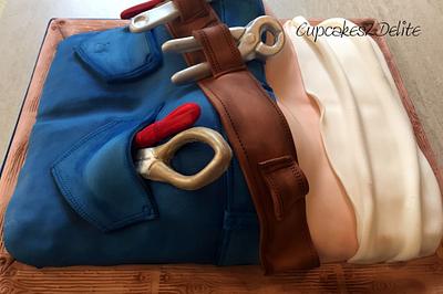 Plumber's Butt Cake - Cake by Cupcakes2Delite